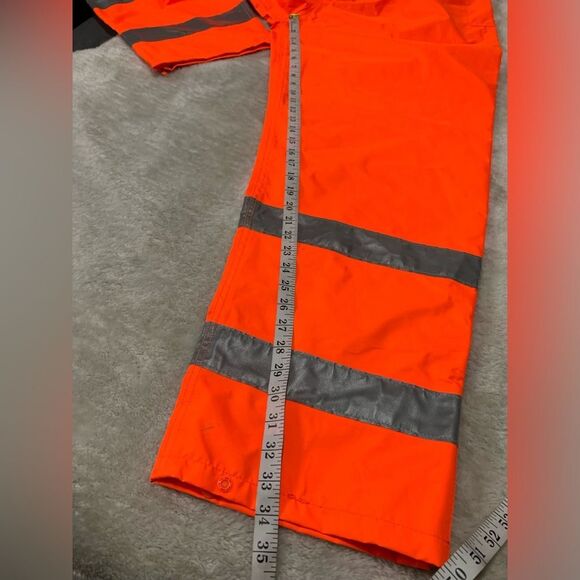 NEW 3M Scotchlite Reflective Work Gear Class E Rain Orange Pants Size 3XL 8915 - Picture 4 of 10